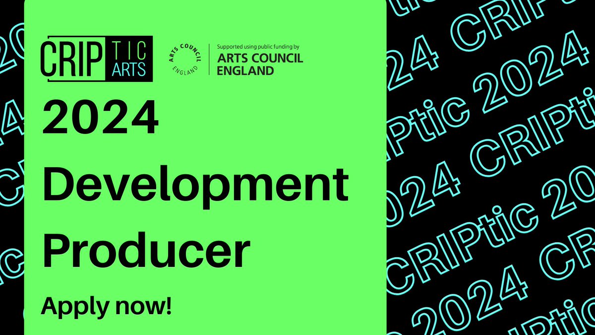 Calling all disabled producers 📣 

✨ Got a passion for supporting new work?
🤝 Love creating connections?
😍 Strangely obsessed with all things admin?

We’re hiring a Development Producer to join the team in 2024.

Apply 👉  tinyurl.com/yus982am