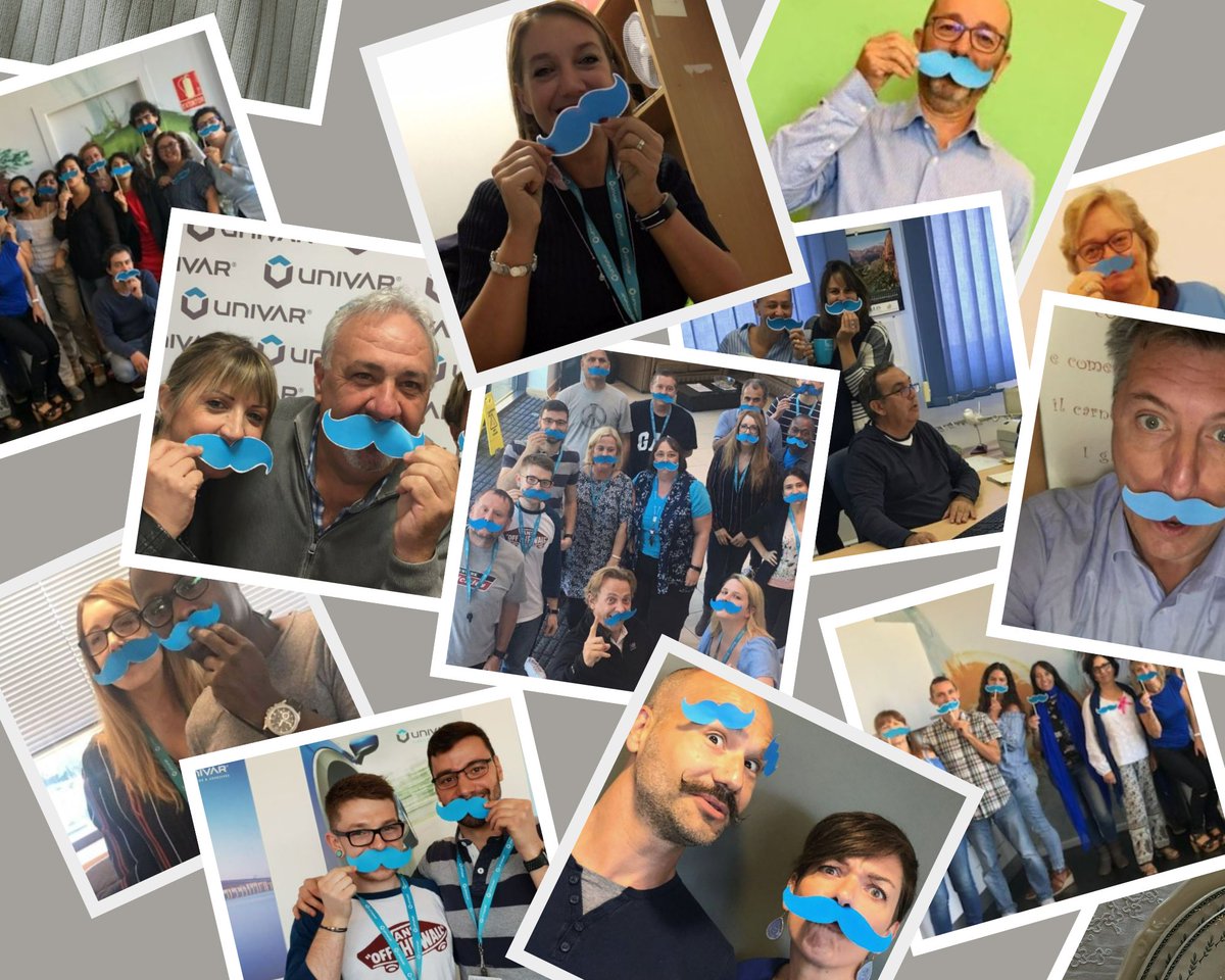 Our friends at Univar are taking part in Movember and sending us their 'mo' photos! We are so grateful to the team for supporting The Prostate Project and raising awareness of prostate cancer! Thank you, Univar! 
#theprostateproject @UnivarSolutions