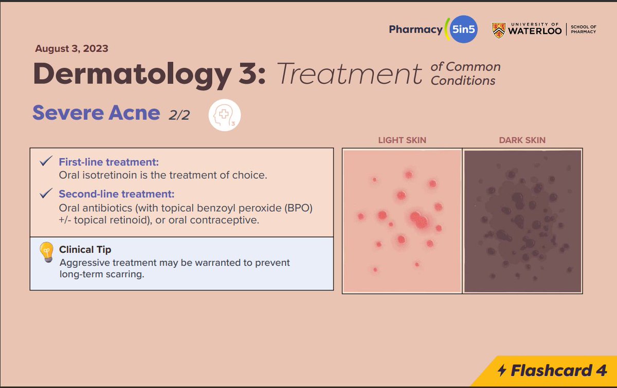 Pharmacy5in5 users – our four-part dermatology series is now complete! These modules explore:
- Sun protection
- Assessing dermatology assessments
- Treating common skin conditions
- Drug-induced skin reactions 

Check out the modules: pharmacy5in5.ca/app/