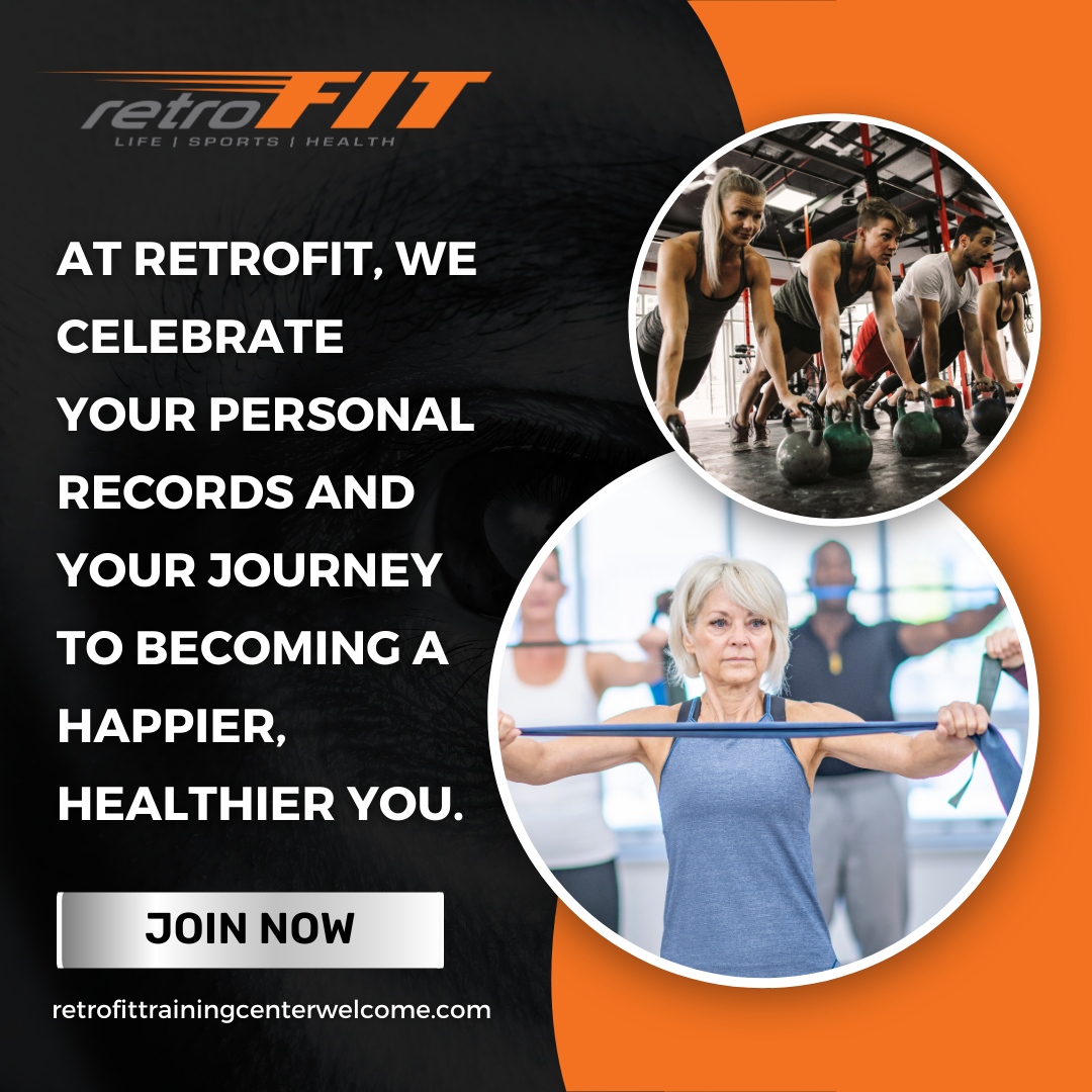 🎉 At RetroFIT, your achievements are our joy! 

Join us in celebrating your personal records and your path to a healthier, happier you. 

Together, we make fitness a lifestyle. 

#FitnessJoy #CelebrateAchievements 🎊 

🌐retrofittrainingcenterwelcome.com

#Retrofittraining #Retrofit