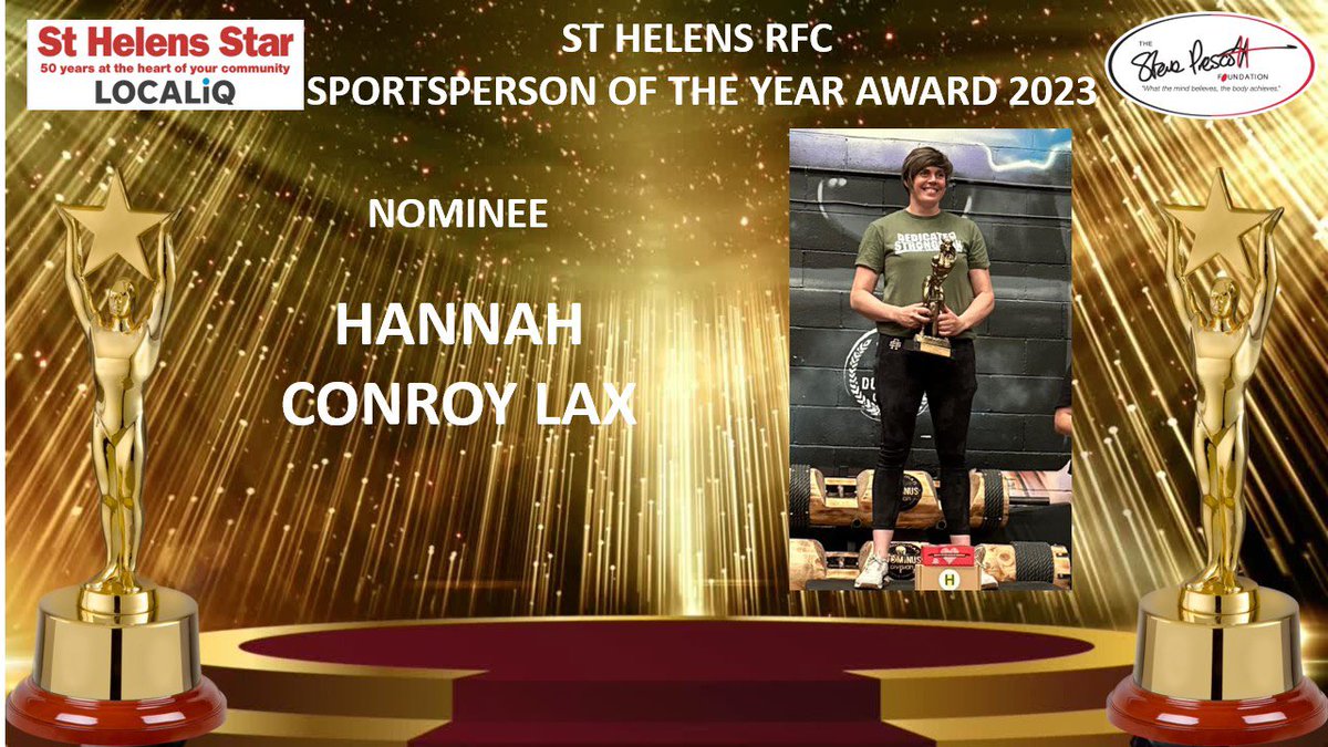 prideofsthelens's tweet photo. Here are the final Three Nominees for this years @Saints1890 Sportsperson of the Year!
@MikhailGroup @prideofsthelens
Michael Callaghan
Hannah Conroy Lax
@RenshallLucy
#Timebeproud #StHelens
@sthelensstar https://t.co/lqzdpVw8YK