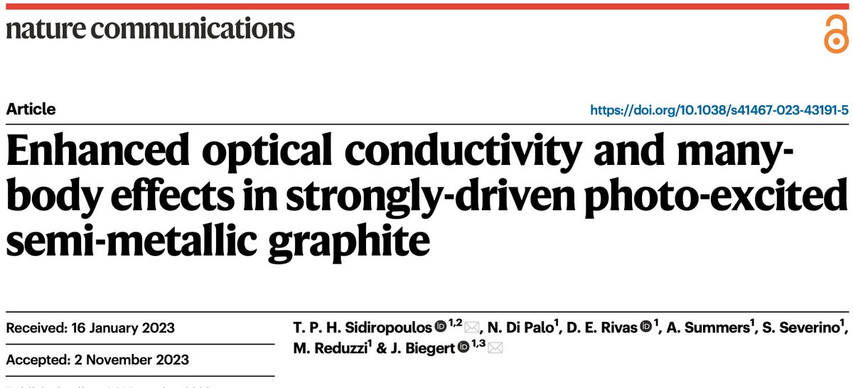 I am very pleased to share our newest work that reveals the signatures of many-body physics in solids from attosecond core-level soft x-ray spectroscopy.
@ICFOnians @icreacommunity @iCERCA #Attoscience #Solids #Physics rdcu.be/dreOU