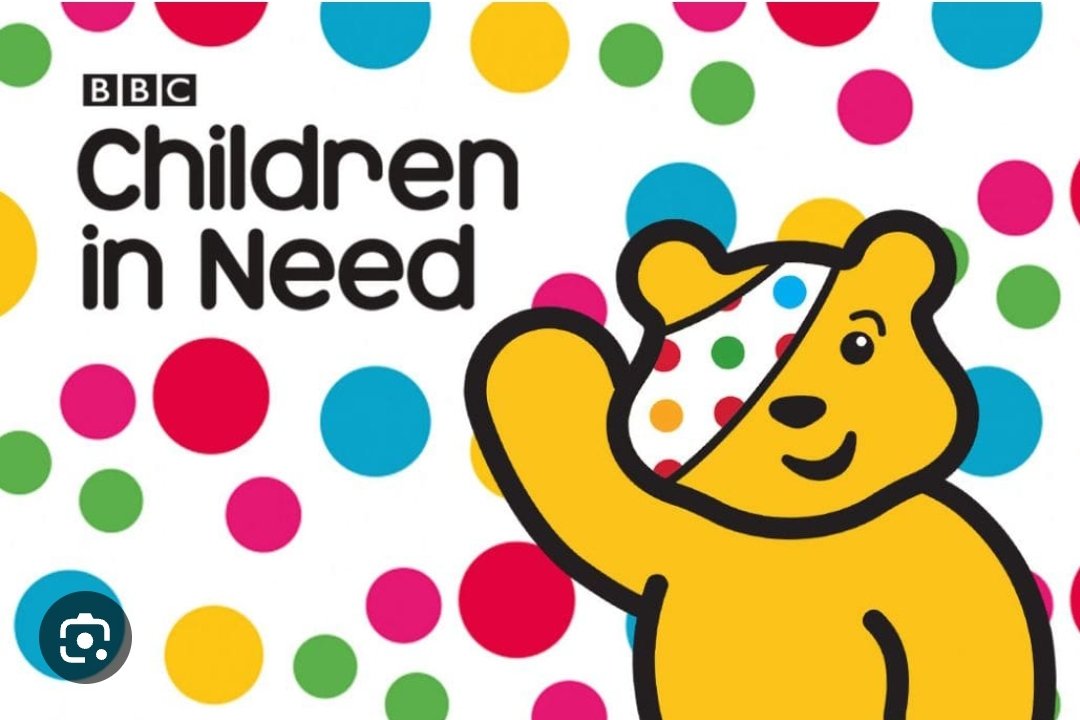 For Children in Need tomorrow we have our sponsored sensory puddle splash! Even if your child doesn't normally come in on a Friday, you are welcome to bring them along to participate from 2pm 😊
