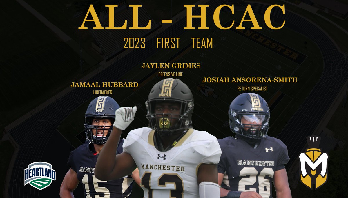 MU_SpartanFB's tweet photo. Join us in congratulating our 3 First team All @HCACDIII selections! Congratulations! #Squad98 #BringTheJuice https://t.co/qzXdb1zCPx