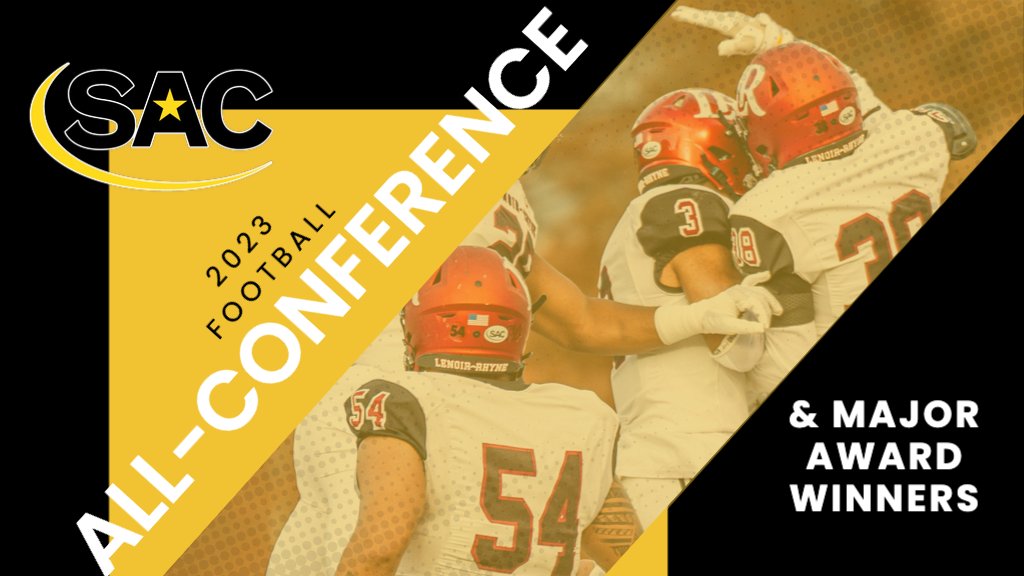 🏈 𝗔𝗟𝗟-𝗖𝗢𝗡𝗙𝗘𝗥𝗘𝗡𝗖𝗘 &amp; 𝗠𝗔𝗝𝗢𝗥 𝗔𝗪𝗔𝗥𝗗 𝗪𝗜𝗡𝗡𝗘𝗥𝗦 🏈

The South Atlantic Conference Announces 2023 Football All-Conference Teams and Major Award Winners 

📰: thesac.com/x/ljlxa

#MakeSACYours #SACFB