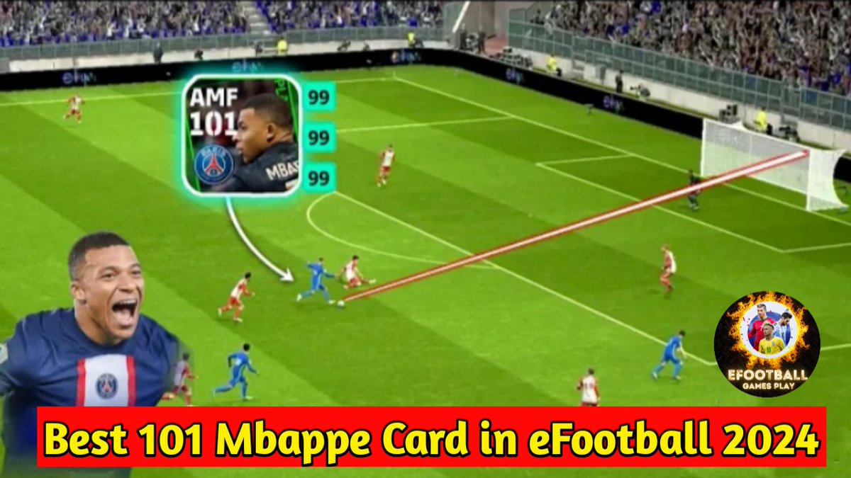 AshjadHasbi's tweet photo. @Peshubapp Best 101 Mbappe Card in eFootball 2024 🔥
YouTube video Link : https://t.co/inYyDyoGiq https://t.co/3bqxDoreqi