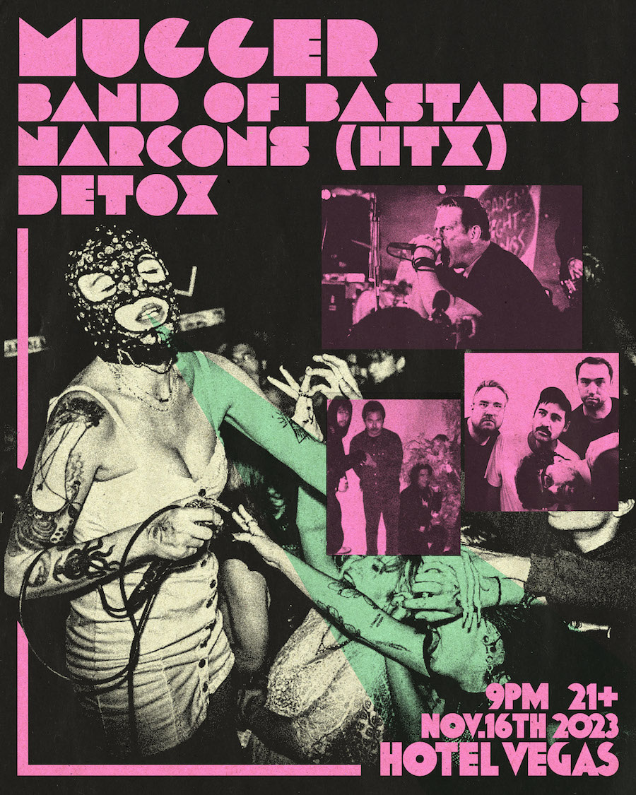 HotelVegasATX's tweet photo. โผ TONIGHT โผ
๐ VEGAS ON THE SPOT ๐
Doors at 6:30pm
7:15pm - @Lunar_Gold
8pm - @rameshinspace
๐ฝ
10pm - Detox
10:45pm - NARCONS (HTX)
11:30pm - Band of Bastards_
12:15am - MUGGER
๐ฎ Clandestino food truck opens at 6pm
๐ #LeftEyeCollective 8pm-mid
๐ง SWASS DJs & Fen at 10pm https://t.co/toIXkIncsp