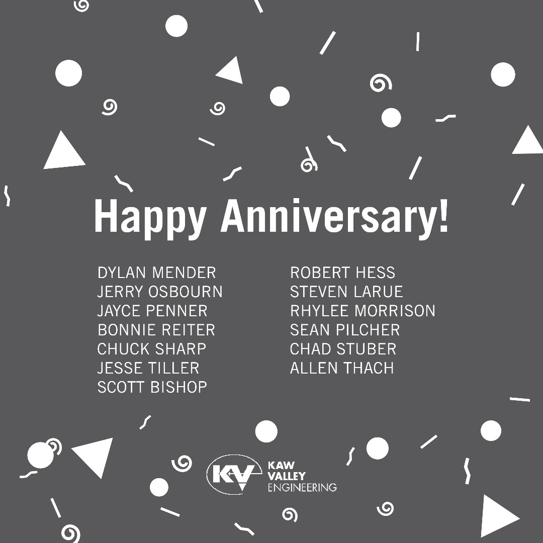 Several employees are celebrating their work anniversaries this month. Thank you for everything you do for the firm and the communities we serve! #KVE #Anniversary