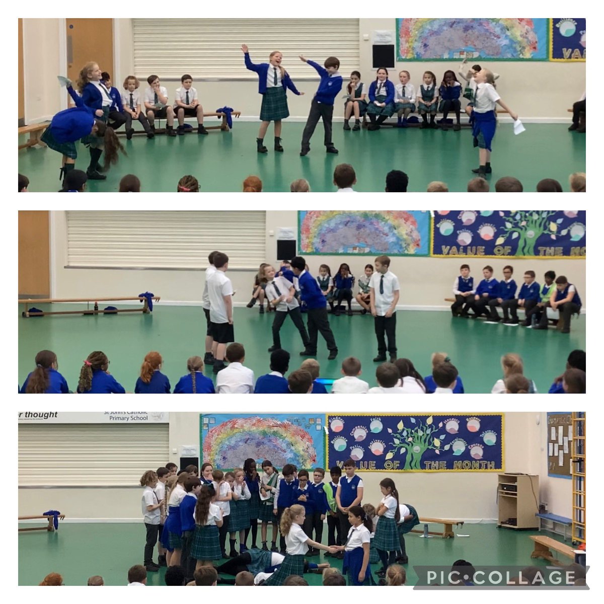 5G_stjohns's tweet photo. A wonderful day with @SSF_UK performing Romeo and Juliet! We learnt that anything and everything can have a personality, if the actor allows it to. It was such a fun day using play scripts to create freeze frames and act different scenes to tell the story!🎭 https://t.co/4Phn5b06n8
