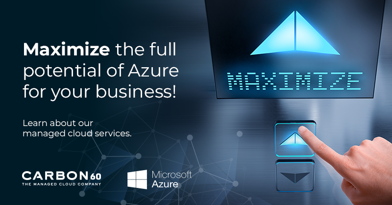 With limitless capacity and global scale, #MicrosoftAzure is an exceptional cloud solution for businesses of all sizes. As a Gold Microsoft #Azure Partner, Carbon60 can help you maximize your Azure investment. Learn more: loom.ly/JD9Eoyw