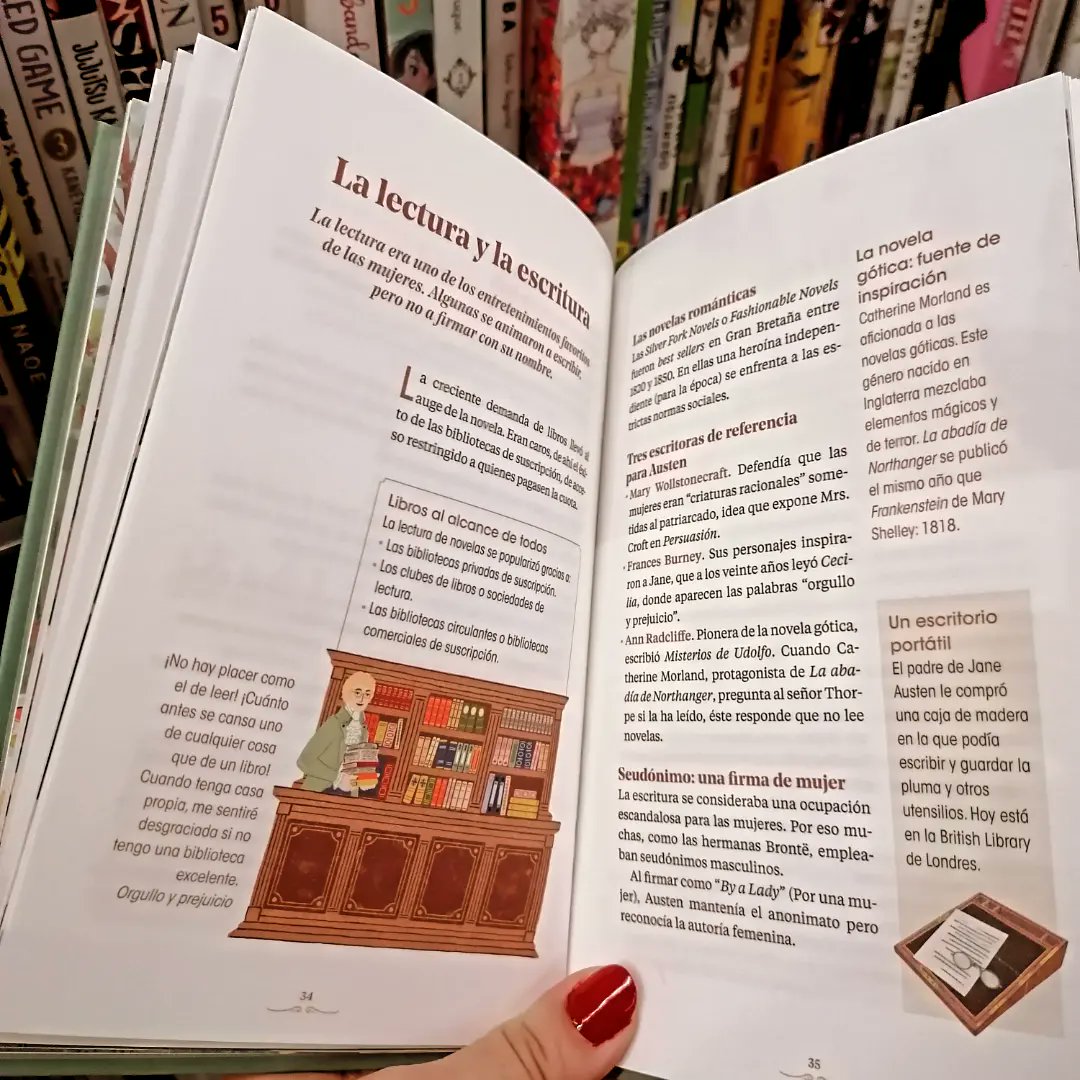 sitiojaneausten's tweet photo. Hojeando el librito sobre la vida #Regency que acaba de sacar #AlmaEditorial, junto con otros de #sherlockholmes o #anneofthegreengables
En este caso es una #cucada con #ilustraciones que da una información básica pero interesante sobre los tiempos de #JaneAusten, escrito por https://t.co/1GJZBROpSy