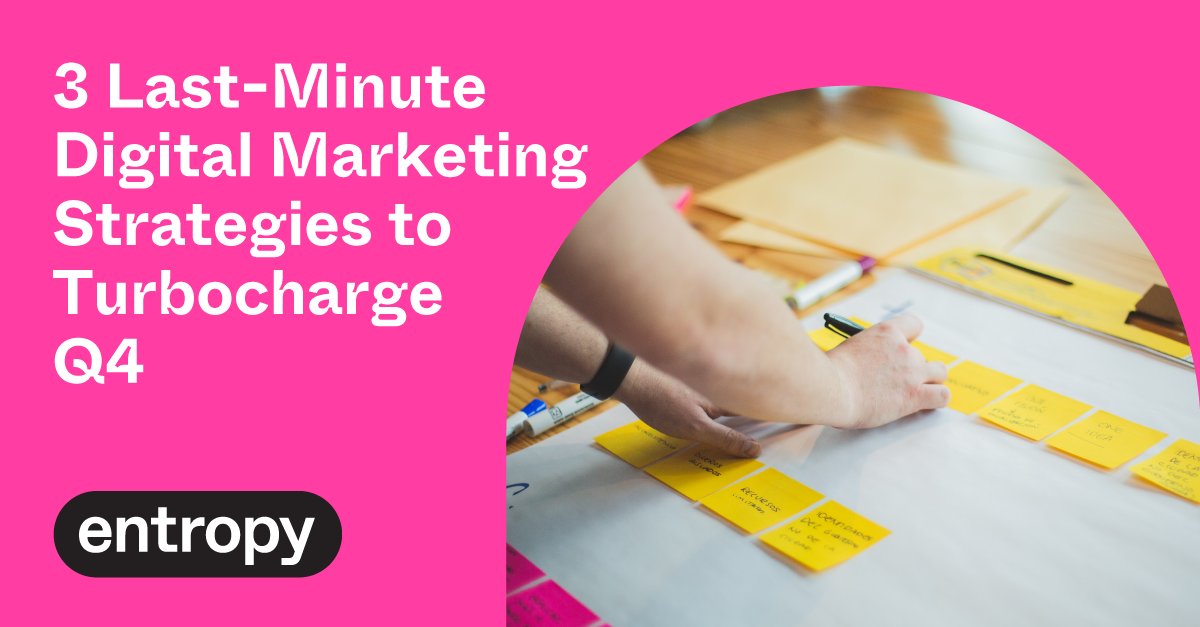 Read our latest blog for 3 quick tips for making sure you're in as good a place as you can be for the #BlackFriday and #Christmas madness.

Read the full blog here 👉entropyconsulting.io/last-minute-ma…

#DigitalMarketingStrategy #ecommerce