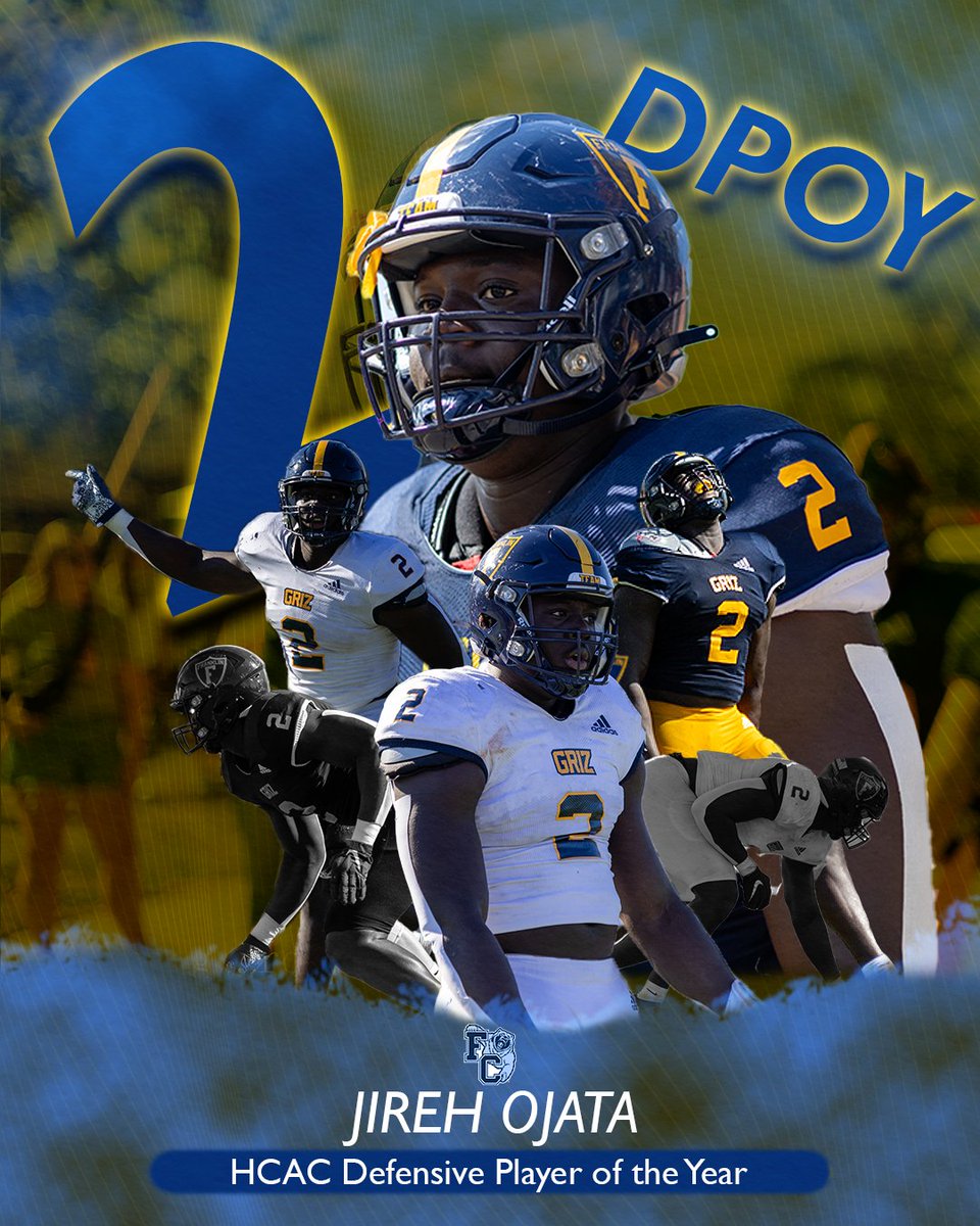 Congratulations are in order for <a href="/FCGrizFootball/">Franklin College Football</a> senior Jireh Ojata after he became the fourth player in school history to collect HCAC Defensive Player of the Year honors! #TeamGriz #GrizGrit 

Photo: <a href="/zaynespangler18/">Zayne Spangler</a>