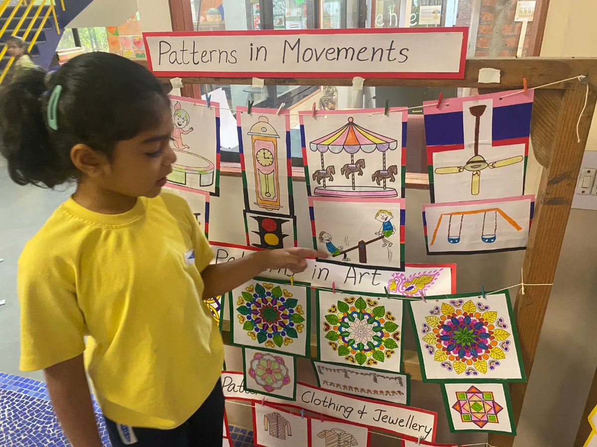 riversideindia's tweet photo. K2 students embarked on an amazing journey of exploration, observation, and experiences.
They discovered that patterns are repetitions that manifest in various ways, whether visually, auditorily, mathematically or even in human behavior. #ican #icanmindset https://t.co/Jooq8oMXOC