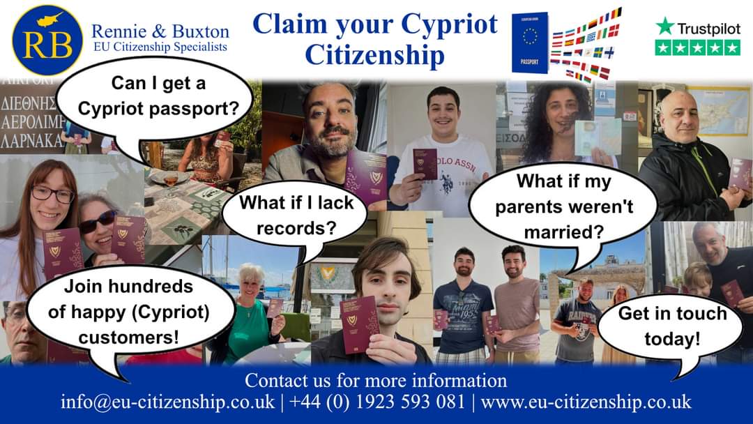 Claim your Cypriot citizenship. Get in touch today! #cypriotcitizenship  #EUcitizenship #EUpassport #CypriotPassport