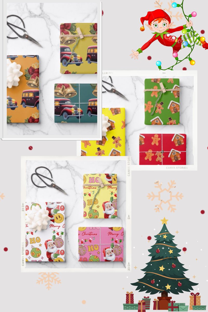HanDavArts's tweet photo. Christmas Wrapping Paper
#Christmas #ChristmasGift #USA #wrappingpapers #hansinidesigns #Xmas #xmasgift #XmasGiftIdea #vintage #vintagestyle #vintagecar #ZazzleMade
Link to purchase: https://t.co/PCJJBRVGhv https://t.co/PbAlNwRwdg