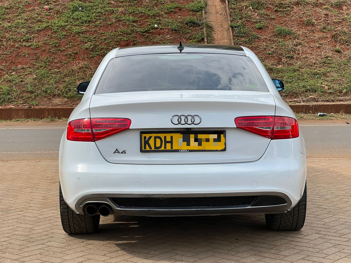 You won't find a deal like this in the entire country 😌😌 #AudiA4 #BeyondTarmac #CleanUnit #Deal

• 2015 Audi A4
• KSh2,380,000 Only (Fixed Price)
• Mileage: 140,000km
• Location: Nairobi
• 📲 +254733665551

⚡Spec Sheet ⬇️⬇️
• 2000cc 4-Cyl Turbopetrol — TFSI
•