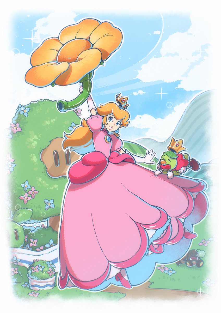 ピーチ姫 「PROPELLER FLOWER PEACHI am enjoying #Sup」|SAIWO