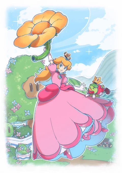 PROPELLER FLOWER PEACHI am enjoying #SuperMarioBrosWonder so much! I hope you too! 