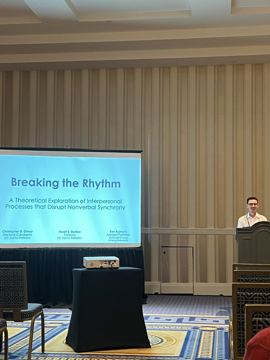 Dr. Allison P. Mazur (@mazurallison) on Twitter photo Chris Otmar from our own <a href="/CommUcsb/">UCSB Dept. of Comm</a> presenting on nonverbal synchrony during the Challenging Relational Topics panel 💔❤️🩹 Chris Otmar from our own <a href="/CommUcsb/">UCSB Dept. of Comm</a> presenting on nonverbal synchrony during the Challenging Relational Topics panel 💔❤️🩹
