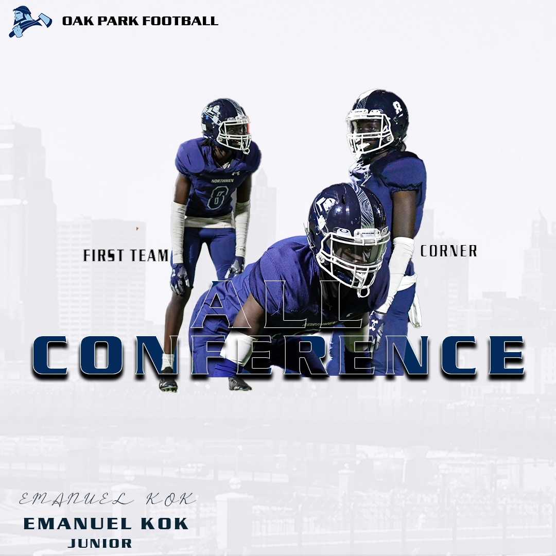 Congratulations ‘25 Emanuel Kok (@EmanuelKok8) for earning 1st Team Defense - DB for the GKCS-Red Conference #ForTheFamily Natural / Amazing Body Control (First Year HS Ball) #8 6’3” 160lbs DB hudl.com/profile/193841… @Northmen_OPHS @Northmen_CVAL @NorthmenNews @OP_Endzoneclub…