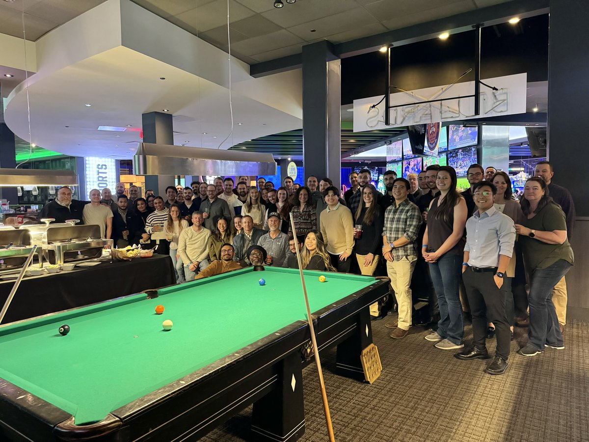 LanganEngEnv's tweet photo. The #digitalsolutions team had a blast celebrating @GISDay yesterday! Our #GIS experts are leaders in their field, helping clients implement #technology to bring their data to life & make it more accessible. Learn more: https://t.co/1Y1T4oJxAw #GISDay2023 #EsriBusinessPartner https://t.co/iIWMvVDKQA