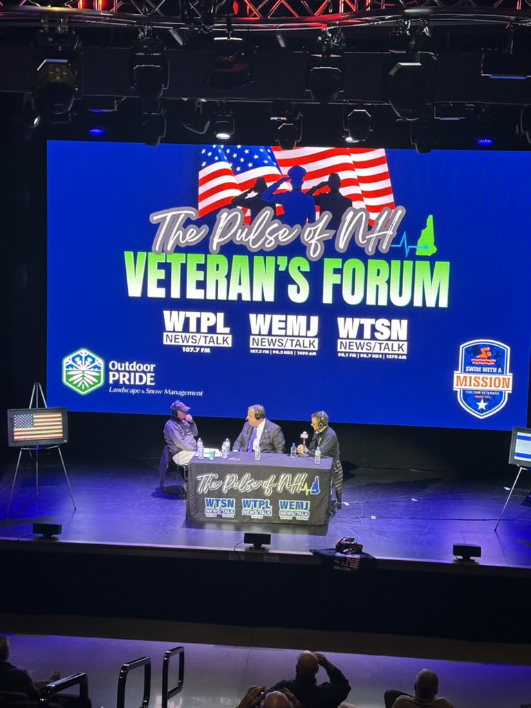 .<a href="/GovChristie/">Chris Christie</a> joins <a href="/thepulseofnh/">The Pulse of NH - News Talk Radio Network</a> here in Concord to address veterans issues