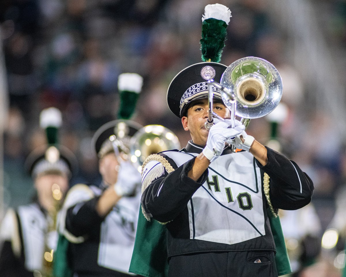 ohiou's tweet photo. Home Finale on The Frank 🏈

@OhioFootball closed out its 2023 home campaign last night with a 34-20 win over Central Michigan!

#OUohyeah | #OHIOIEW2023 https://t.co/gfH5nD1OKw
