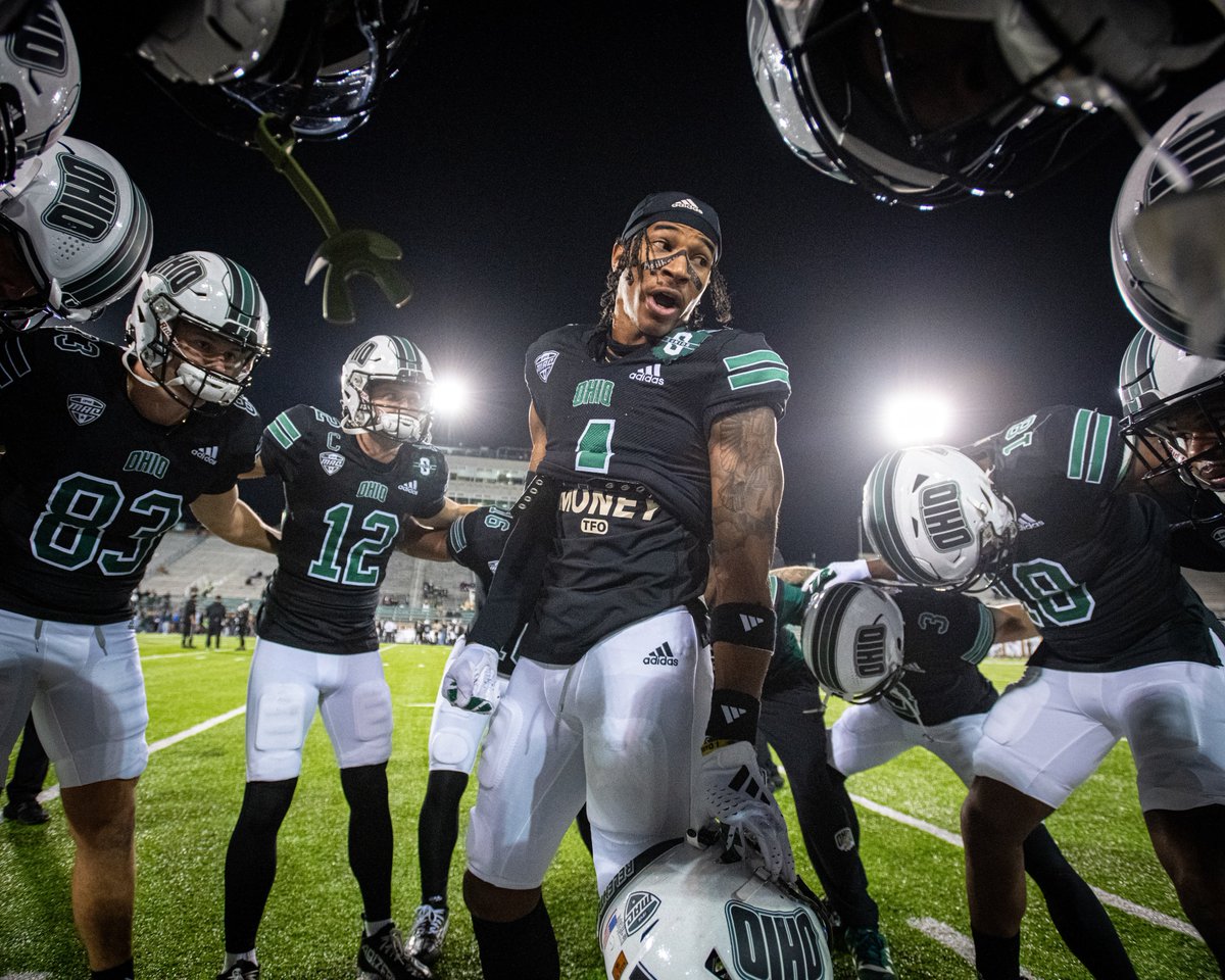 ohiou's tweet photo. Home Finale on The Frank 🏈

@OhioFootball closed out its 2023 home campaign last night with a 34-20 win over Central Michigan!

#OUohyeah | #OHIOIEW2023 https://t.co/gfH5nD1OKw
