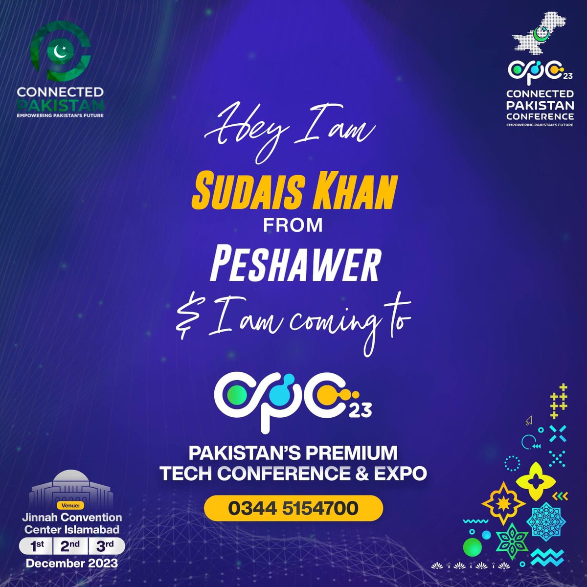 CPC Event is just around the corner and I will really appreciate if someone from #Peshawer is willing to join me. This is going to be an amazing experience as almost all freelancing pioneers are going to join us from round the country.🇵🇰
#CPC #ConnectedPakistan
#WritingCommunity