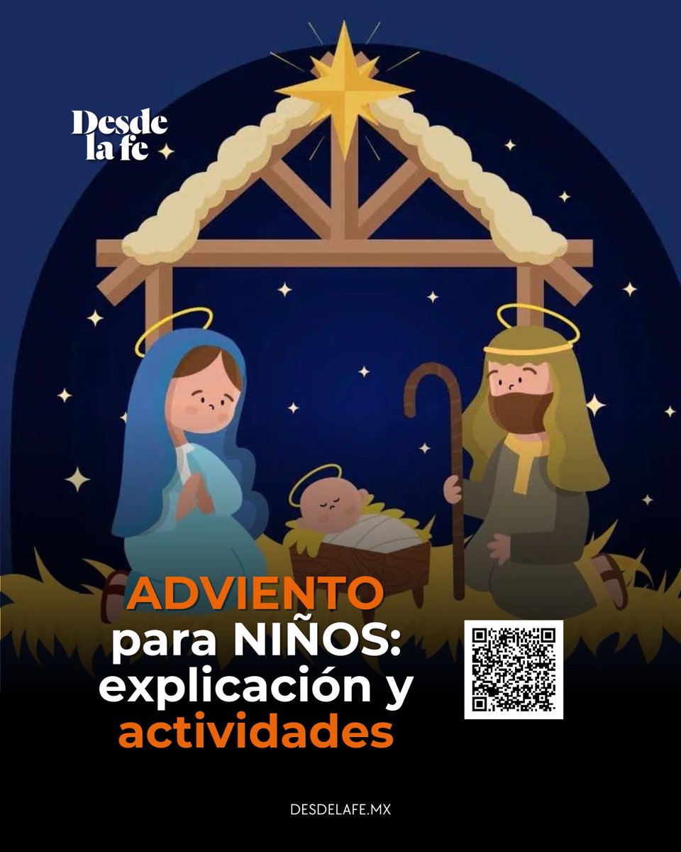 Este #Adviento2023 nos tiene que acercar más que nunca al verdadero sentido de la #Navidad, y así lo tenemos que transmitir a nuestros niños; por ello te sugerimos esas actividades. ¡Descárgalas gratis aquí! 😇 👉 bitly.ws/32vEI