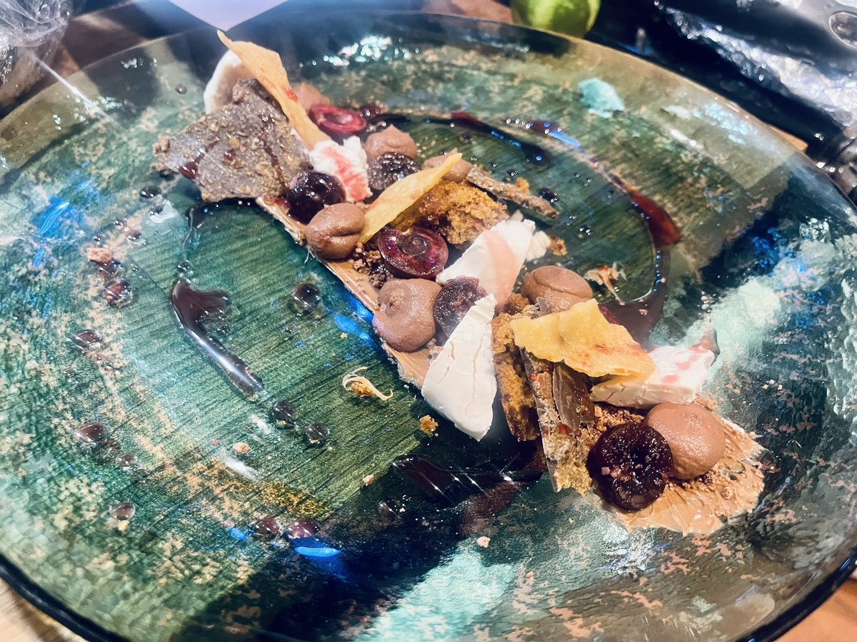 Black Forest gateaux, cherry parfait