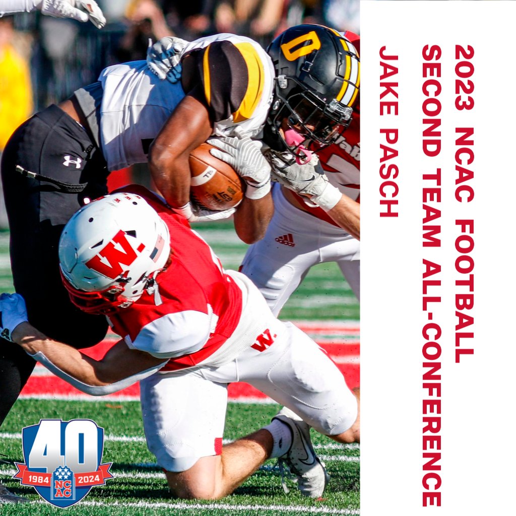 wabashathletics's tweet photo. Second Team selections -

Cameron Ford - OL
Jake Pasch - OLB
Gavin Ruppert - ILB
Steven Thomas - DL
Brody Rucker - K https://t.co/XHkwVN9233