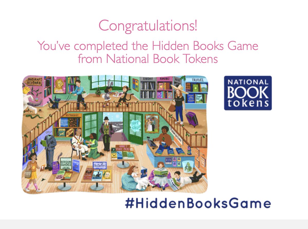 *Upturns the bestsellers table in frustration* #HiddenBooksGame <a href="/book_tokens/">National Book Tokens</a>