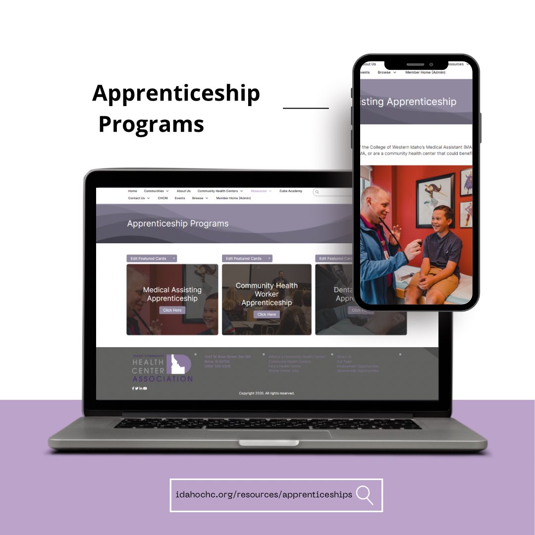Our new Apprenticeship Pages are now live! 🌎 Explore a world of opportunities with our Dental Assisting, Medical Assisting, and Community Health Worker Apprenticeship Resources. 
 
Registration is now open! Check us out at idahopca.org/resources/appr…