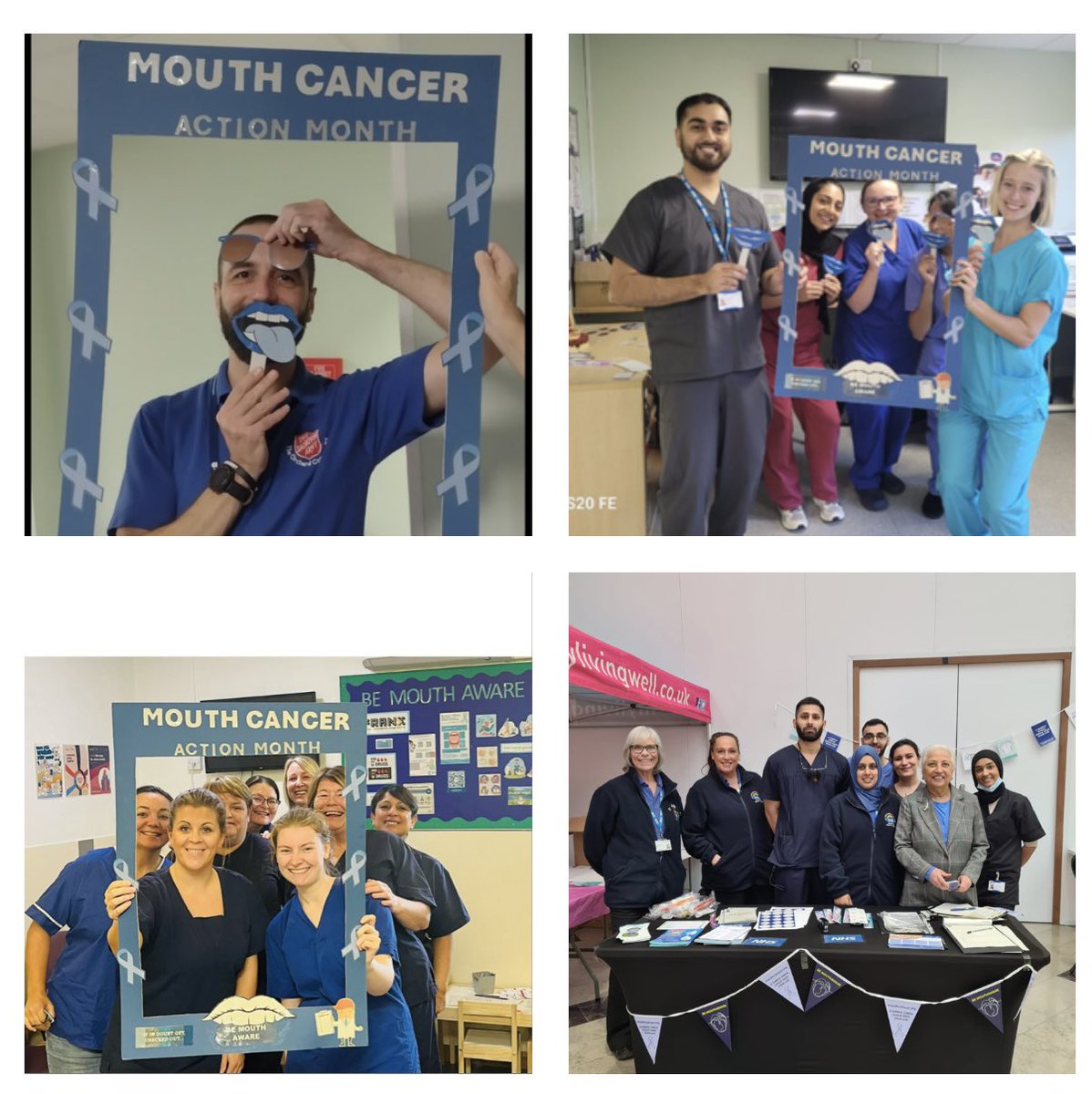 BDCFToralhealth's tweet photo. Amazing Bradford! This week over a 100 mouth cancer screenings have been carried out ! We have worked with the Community Dental Service, Bradford Teaching Hospital, Salvation Army, Bevan House and the Living Well Team @BDCFT @dentalhealthorg  @MyLivingWell1 #bemouthaware https://t.co/HXZeayayAb
