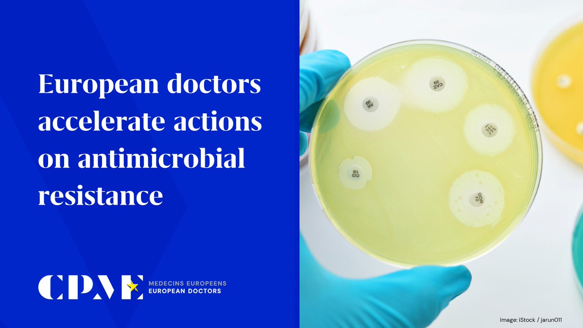 📢 European doctors are committed partners in fighting #AMR 💊 To celebrate European Antibiotic Awareness Day, we have published a summary of European doctors' actions on antimicrobial resistance in 2023 👉 Read more: cpme.eu/news/european-… #WAAW23Xstorm #EAAD