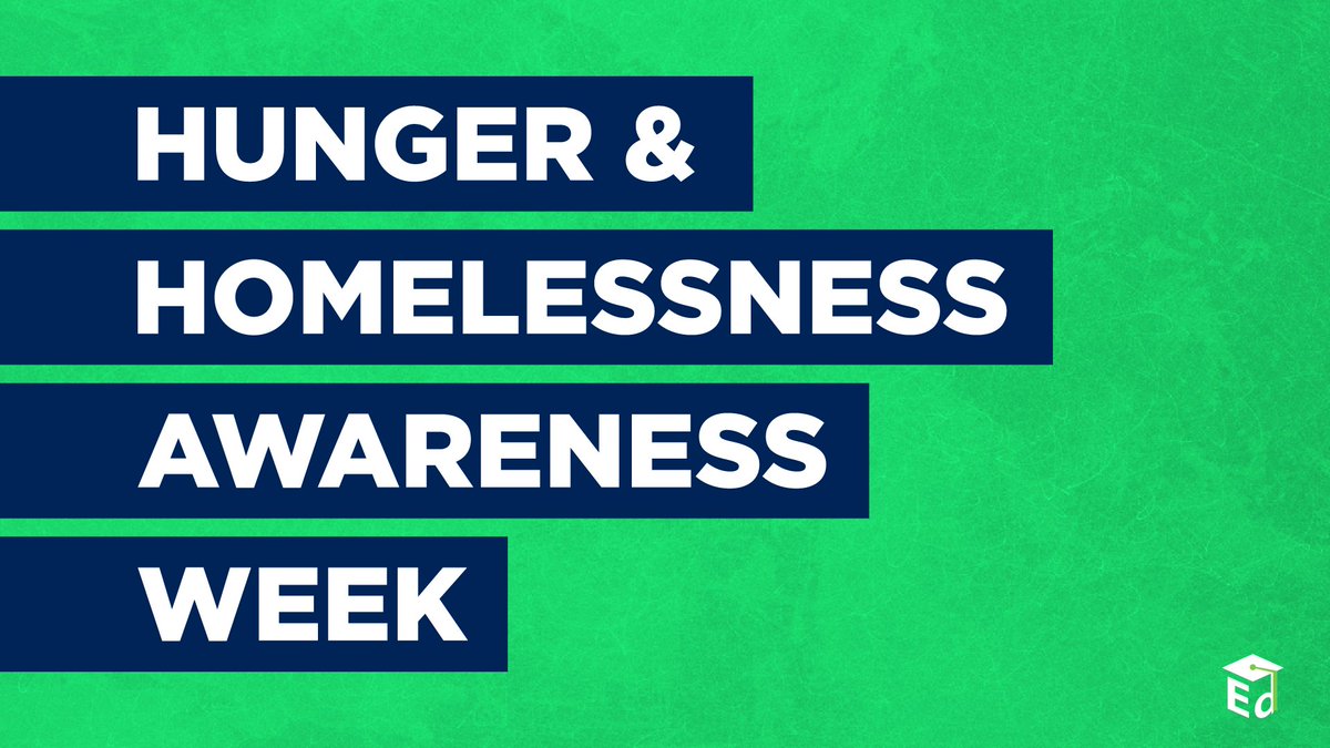 When students experience homelessness, school can be a place of safety & security. ED’s National Center for Homeless Education has ways schools can support students experiencing homelessness & protect their educational rights: nche.ed.gov #HHWeek