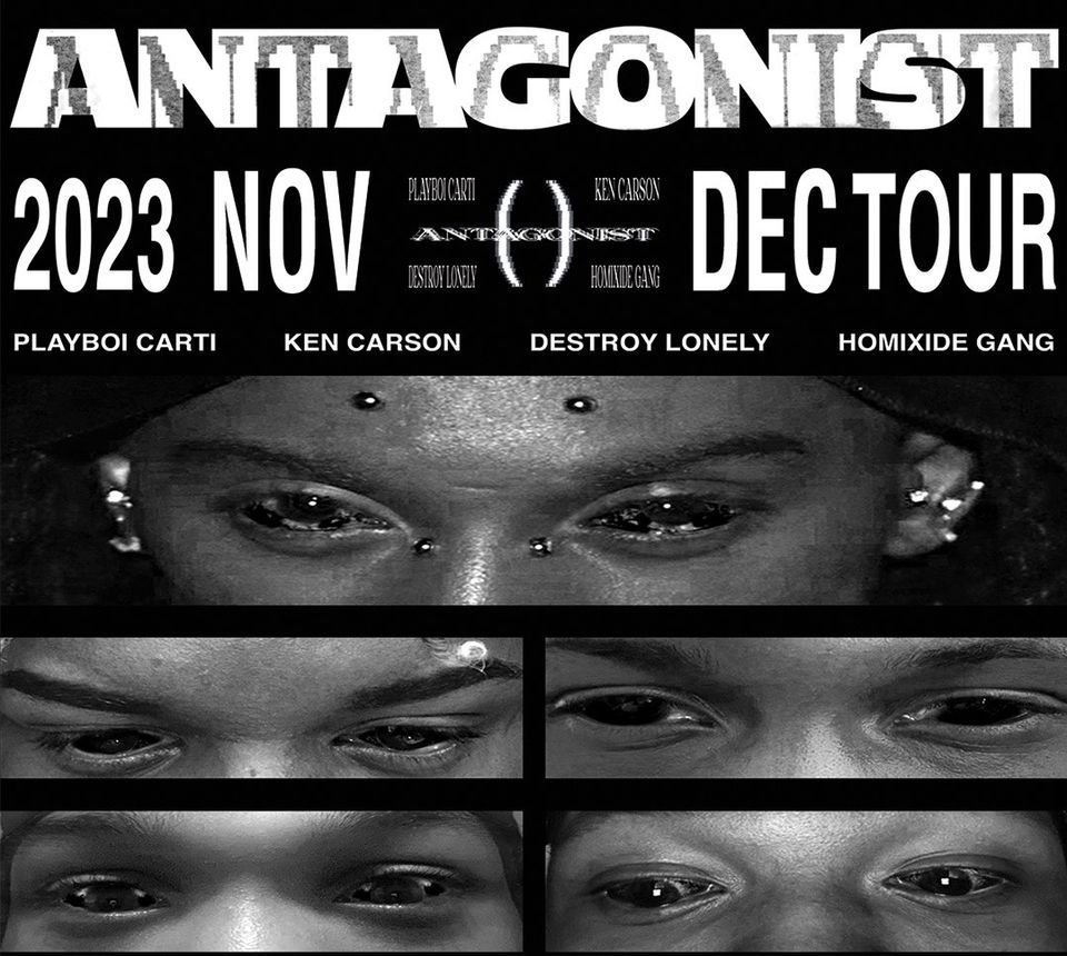 Kurrco's tweet photo. The European leg of Playboi Carti's 'Antagonist Tour' has been officially postponed. https://t.co/t3trsqxSaL