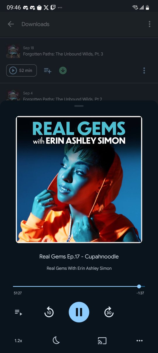 war77el's tweet photo. .if you've ecouté'ja vous #RealGems' @CupAhNoodle x @erinasimon sit-down, revisit it; you definitley nearly-almost indubitably fumbled a jewel or 3 🍵
.first partaking?
.let the REAL build, til the Gems set like stone in your Mind, that's Vision 🤫
https://t.co/i2GK07YCQi https://t.co/40bhmROo0N