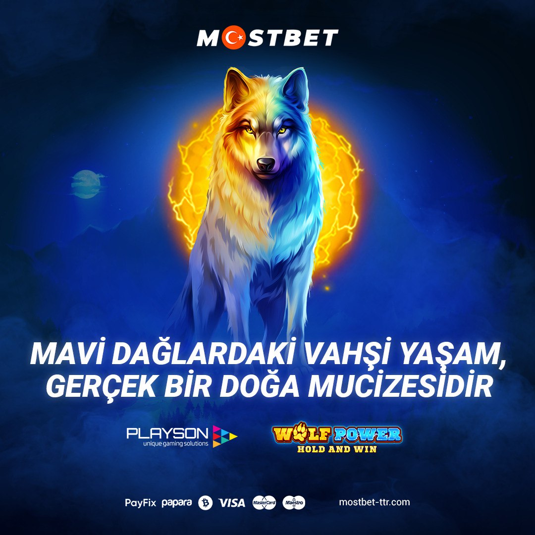 MostbetGirisTR2's tweet photo. 🐺 Wolf Power: Hold and Win 🏆

🏔 Mavi Dağların vahşi yaşamı gerçek bir doğa mucizesidir.

🕹 3x5 oyun alanında Stacked Wild sembolü, Scatter sembolü, Bonus ve Güç sembolleri ile 20 sabit ödeme çizgisi vardır.

🌀 Bu slotun ayırt edici özelliği, normal Stacked Wild sembolünün kazanan bir kombinasyonun parçası olduğu zaman, makaradaki tam görünümüne ittiği Free Spins modudur.

🎰 Bonus Game, Ana oyundan ve/veya Ücretsiz Döndürme modundan tetiklenen, tüm favori Tut ve Kazan mekaniğine sahiptir.

💣 Bonus Game'de 4 oyun içi Jackpot bulunur: Mini, Minor, Major ve Grand. Farklı sayıda Güç sembolü tarafından tetiklenirler

🎰Tüm makaralar Bonus ve Güç sembolleriyle dolduğunda toplam kazanç ikiye katlanır.