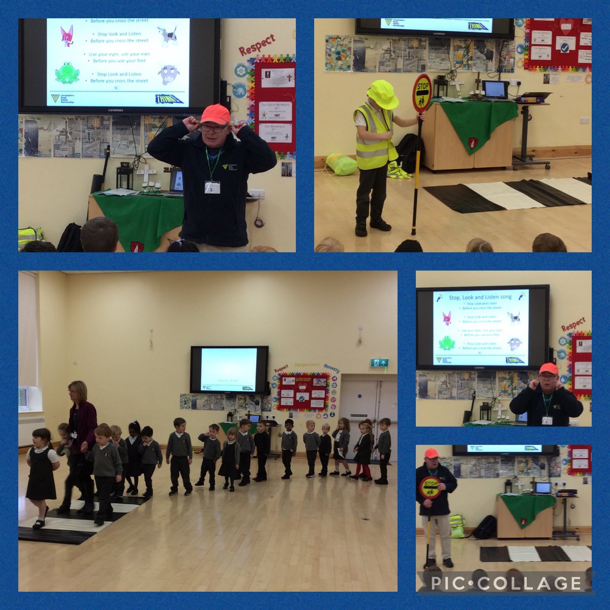 MissKSteele's tweet photo. We have had the wonderful @Andy_RSO from the Road Safety team, working across the school today ensuring all of our children understand how to cross roads safely! @Little_Gonerby @InfinityAcad #PD #lifeskills https://t.co/e97OIdLM90