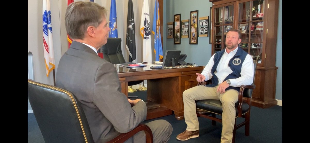 AlexDCameron's tweet photo. Just sat down with ⁦@SenMullin⁩ to talk about Tuesday’s confrontation with Teamsters Pres. Sean O’Brien. Mullin says he “absolutely” was prepared to fight ⁦@TeamsterSOB⁩, saying he had already picked the spot…where I wanted him to land.” (1/2) ⁦@NewsOn6⁩
@NEWS9 https://t.co/jRmU0yvNaQ