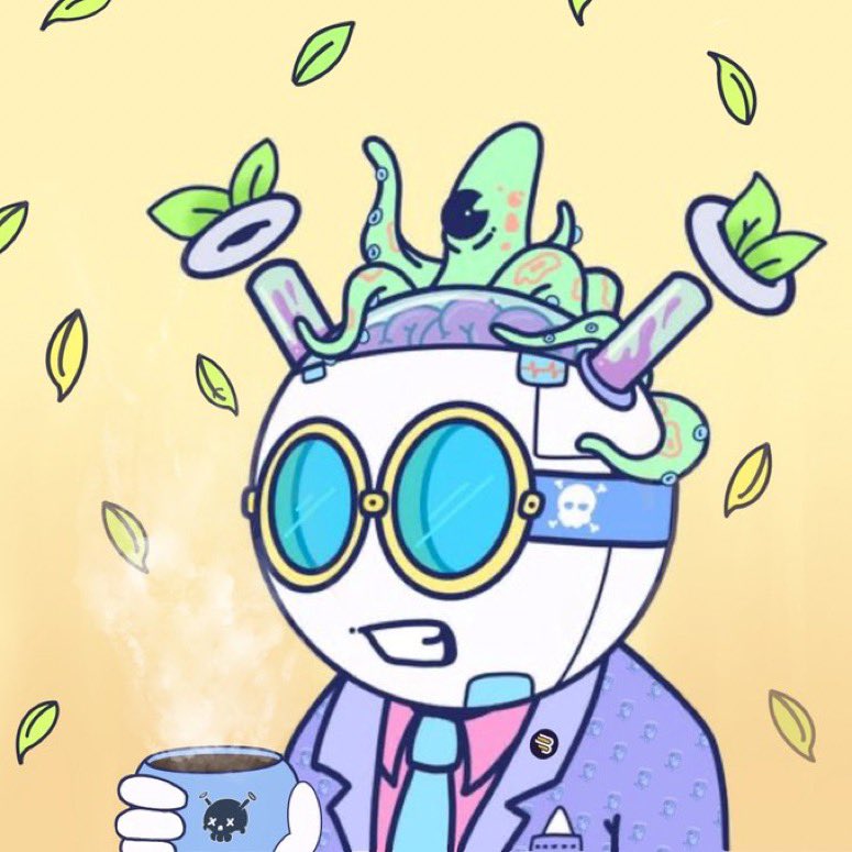 0xSkybot's tweet image. Gooood morning Web3! Shoutout to the legend @bullabulla_eth for this DOPE Gm Quirk-B3L combo! 👀💯🤙 Rise above fam!☕️ #QM #B3L