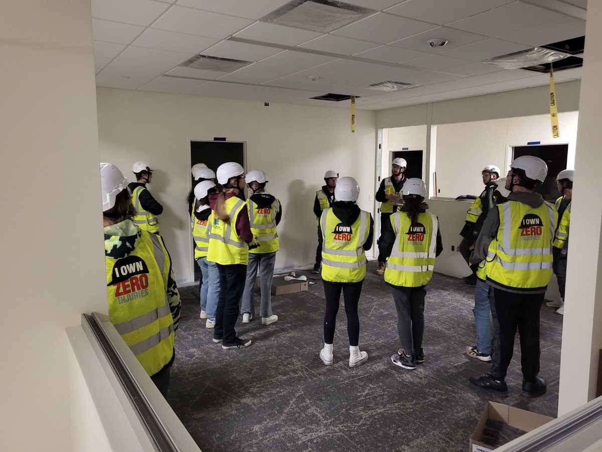 ACE_Mentor_MKE's tweet photo. Our students and mentors recently toured the UW Health Eastpark Medical Center project in Madison, WI. It was a great opportunity for our students to be on a job site and experience a building under construction. Thank you to everyone for participating! https://t.co/qFNfODE9N6
