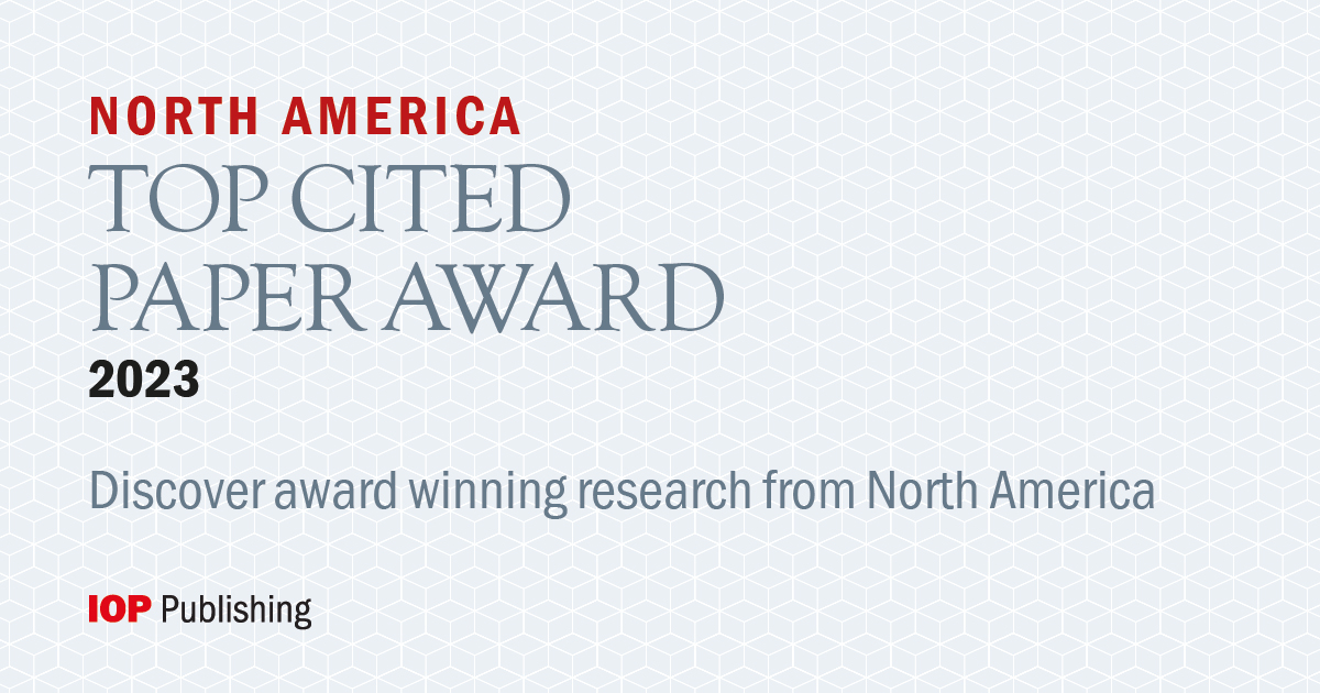 Discover the Top Cited Papers from North America. With 5 influential #articles in our #Bioscience subject category. See all winning articles on our award webpage here: ow.ly/GSp550Q6tsO