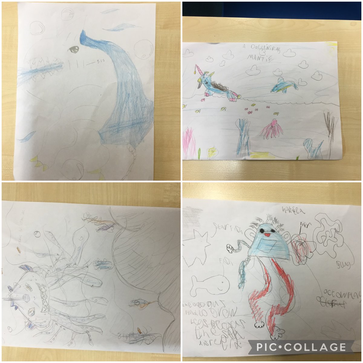 woodlandswirral's tweet photo. Year 4 enjoyed creating their own living things in science today with the help of @STEMLiveLessons. We were able to explain how are creatures had adapted to their environment! 🌊🏜️⛰️🌲Here are a few of our creatures…. #STEMLive https://t.co/aAD0QrQJ0W