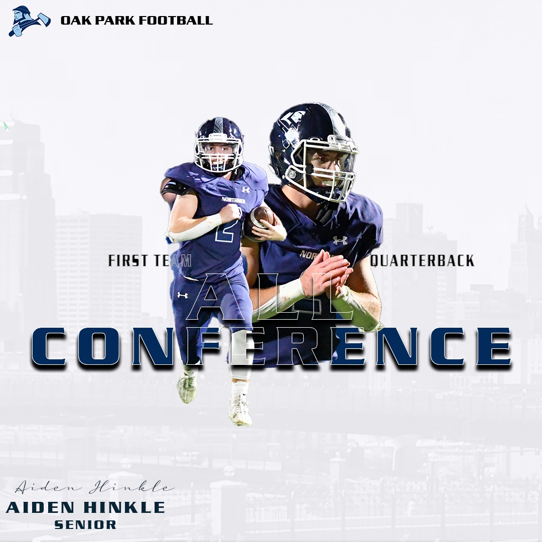 Congratulations ‘24 Aiden Hinkle (@AidenHinkle3) for earning Unanimous 1st Team Offense - QB & HM - Punter for the GKCS-Red Conference #ForTheFamily Hinkle was also Unanimously Selected as Offense Athlete of the Year Coach on the Field / High Football IQ / Fiercely Competitive…