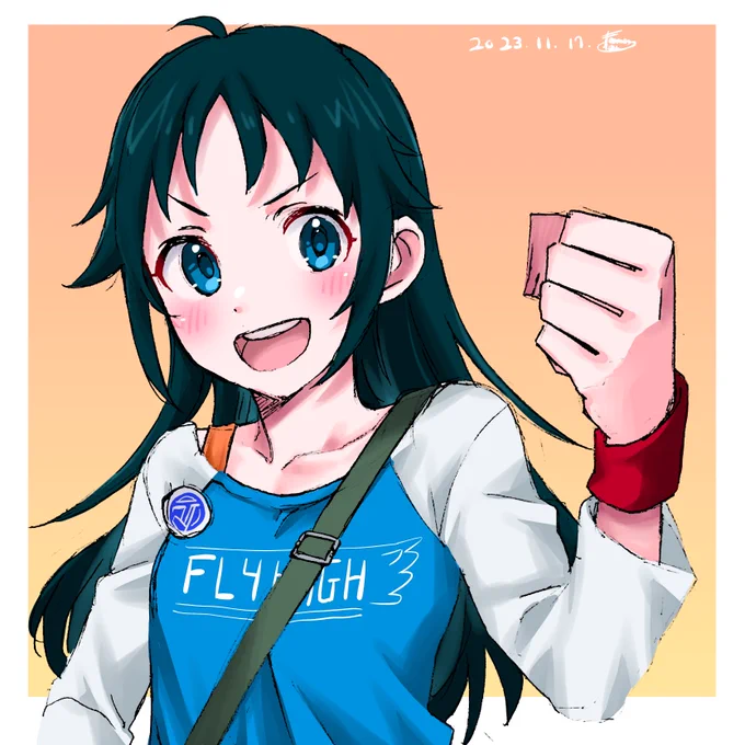 推し描くやつ〜①南条ちゃん!久しぶりに描いた! 