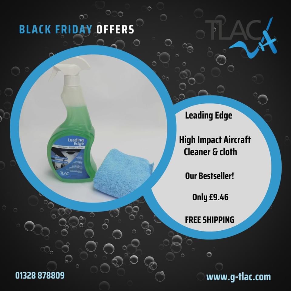 tlacltd's tweet photo. ⚫️ 𝗕𝗹𝗮𝗰𝗸 𝗙𝗿𝗶𝗱𝗮𝘆 𝗢𝗳𝗳𝗲𝗿𝘀 ⚫️

Take advantage of our Black Friday offers on our bestselling, aircraft specific cleaning products.

Buy individually or as a bundle for 𝗕𝗜𝗚 𝗦𝗔𝗩𝗜𝗡𝗚𝗦 and 𝗙𝗥𝗘𝗘 𝗦𝗛𝗜𝗣𝗣𝗜𝗡𝗚 ✉️

https://t.co/2VuHoUuvdd https://t.co/M1TDD9G0DF